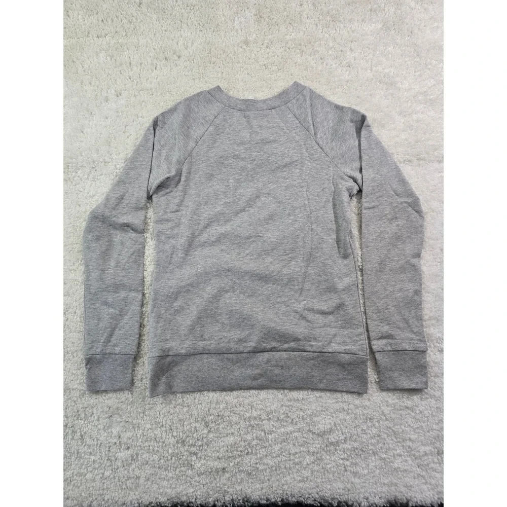 Marvel Captain America Shield Graphic Sweatshirt Gray Womens Medium Pullover